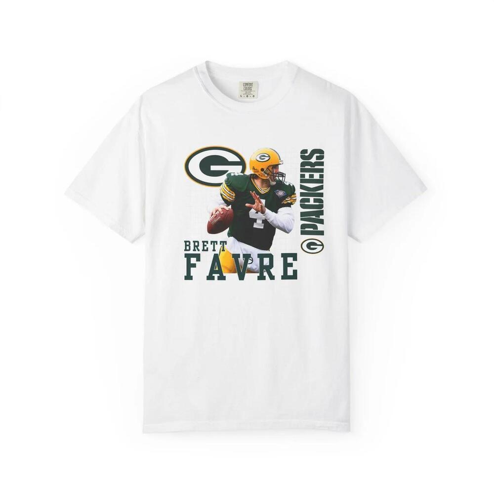 S Brett Favre Green Bay Packers 90s T-Shirt Football Fan Tee